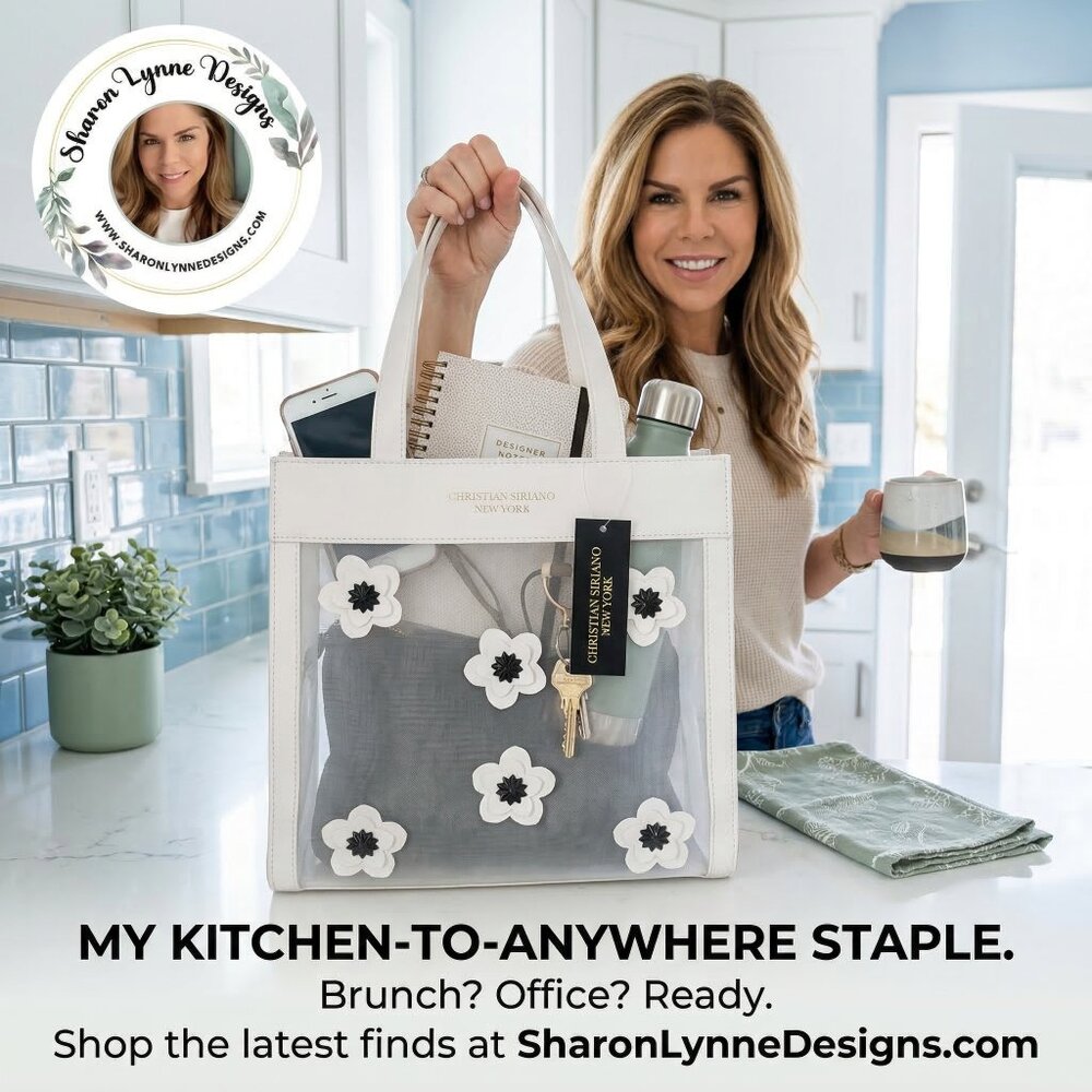 🖤 Christian Siriano Black & White Floral Tote Bag 🖤